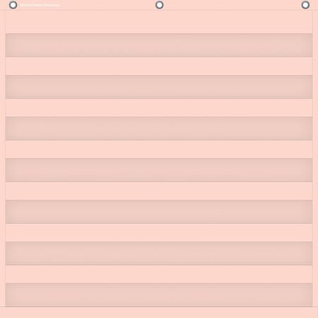 Teacher Created Resources Blush 7 Pocket Chart, 28in. x 28in. TCR20102